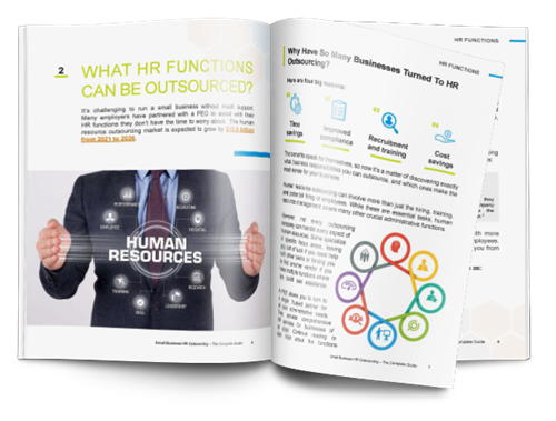 HR outsourcing booklet mockup