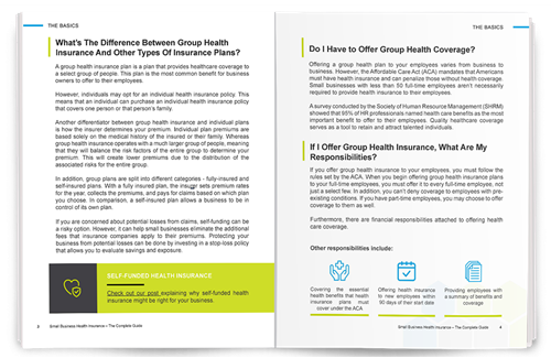 Small business health booklet